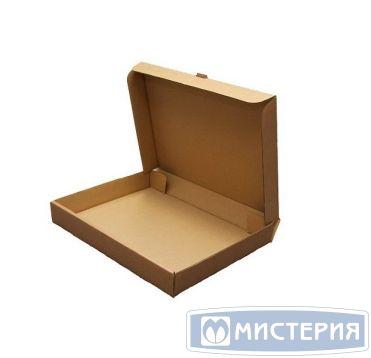 Коробка для пиццы 330х330х40 мм, крафт, микрогофрокарт.Т-11 Е, 50 шт/кор. - фото 1 - id-p215116878