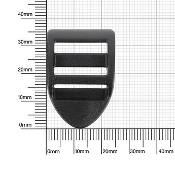 Пряжка 20мм H-PT022 черн (H)