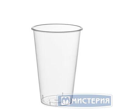 Стакан одноразовый 500 мл, диз. Bubble Cup, прозр., ПП, 25 шт/упак 500 шт/кор - фото 1 - id-p211545759