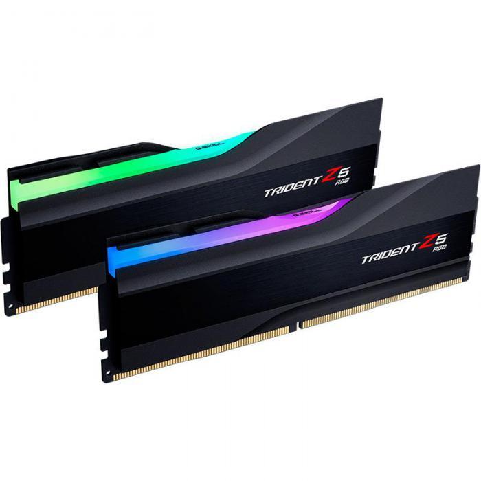 Модуль памяти G.Skill Trident Z5 RGB DDR5 7600MHz PC5-60800 CL36 - 32Gb Kit (2x16GB) F5-7600J3646G16GX2-TZ5RS - фото 1 - id-p225271426