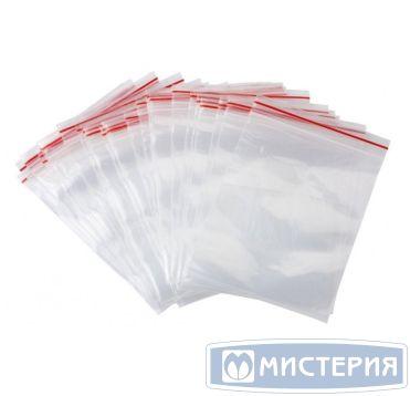 Пакет Zip-Lock 100х180 мм прозр., ПВД, 100 шт/упак 75 упак/кор - фото 1 - id-p210052511