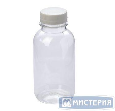 Бутылка ПЭТ 300 мл, прозр., горло d 38 мм, крышка в компл., 100 шт/кор. 100 шт/упак - фото 1 - id-p209905128