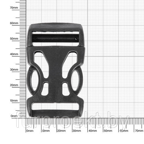 Фастекс 30 мм черный (ZYC-3217)