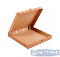 Коробка для пиццы 300х300х40 мм, крафт, микрогофрокарт.Т-11 Е 50 шт/упак