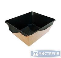 Коробка DoEco 121х106х55мм ECO OpSalad 350 Black Edition, (Салатник), черный 350 шт/упак 350шт/кор