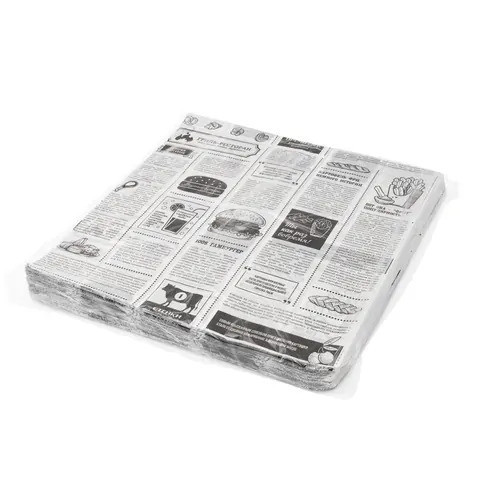 Обёрточная бумага, Газета, парафинированная, 305 х 305 мм, 500 шт/уп 6 уп/кор - фото 1 - id-p204509770