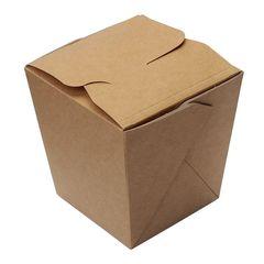 Коробка для лапши 560 мл, 104х90х102 мм OSQ Noodles L, крафт, карт., 35 шт/упак. 420 шт/кор - фото 1 - id-p202764730