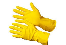 Перчатки резиновые Mitra Professional с хлопковым напылением желтые XL - фото 1 - id-p202765416
