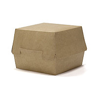 Коробка для гамбургера Saami 120х120х105мм, крафт 320 шт/кор
