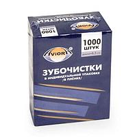 Зубочистки бамбуковые Aviora в инд.упак. в пленке (1упак.х1000шт.) (1/30)