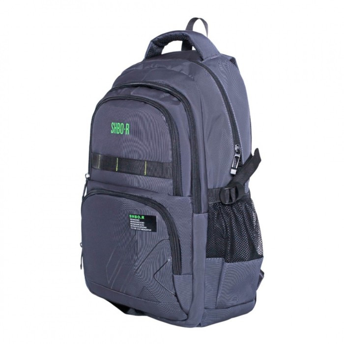 Рюкзак молодёжный 48 х 32 х 18 см, эргономичная спинка, Merlin, XS9233 серый - фото 4 - id-p225286454