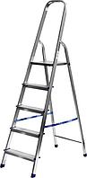 Сибин Лестница-стремянка алюминиевая, 5 ступеней, 103 см (38801-5) СИБИН