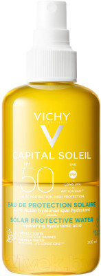 Спрей солнцезащитный Vichy Capital Soleil двухфазный увлажняющий SPF 50 - фото 1 - id-p224814881