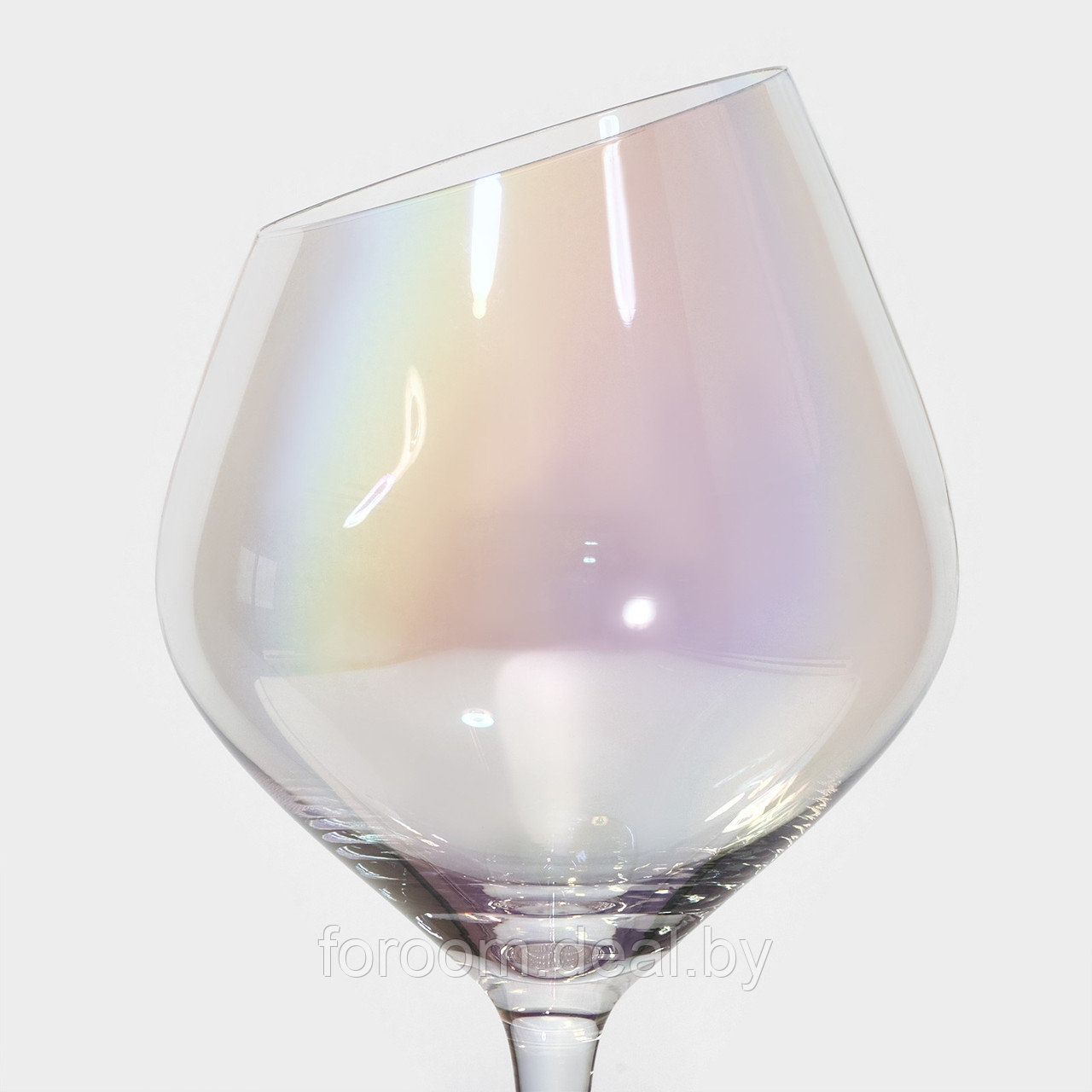 Бокал стеклянный для вина Magistro «Иллюзия», 550 мл, 10x24 см, цвет перламутровый - фото 3 - id-p225286258