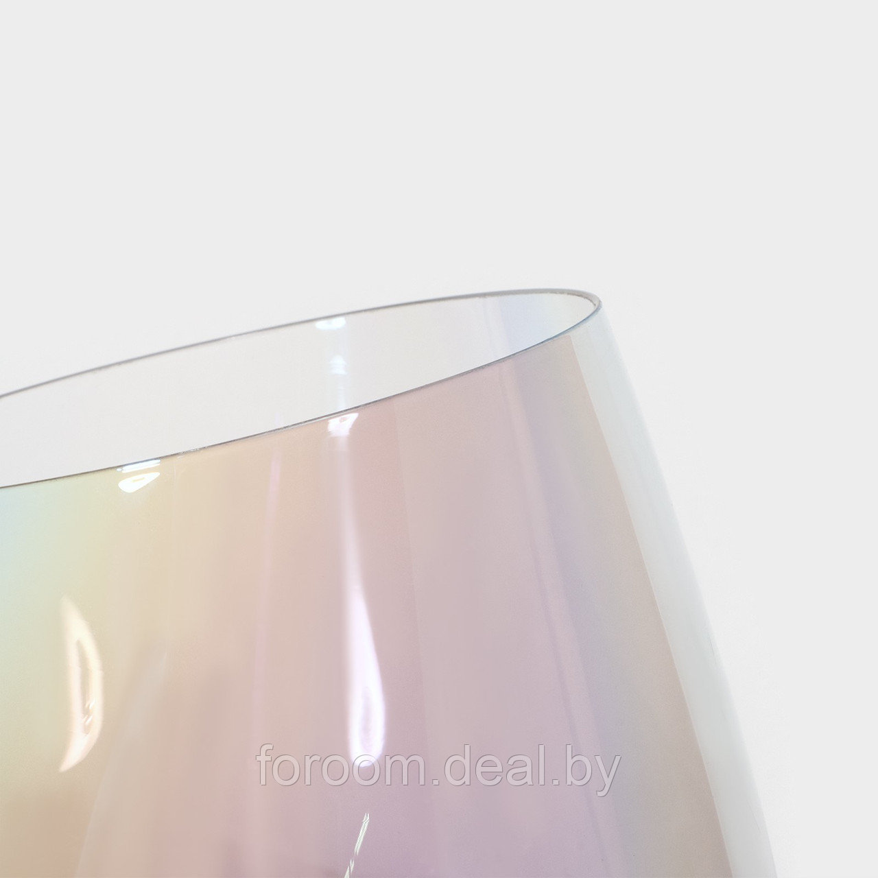 Бокал стеклянный для вина Magistro «Иллюзия», 550 мл, 10x24 см, цвет перламутровый - фото 4 - id-p225286258