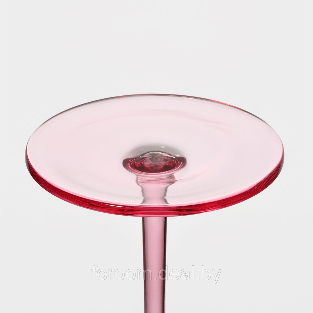 Бокал стеклянный для вина Magistro «Иллюзия», 550 мл, 10x24 см, цвет розовый - фото 5 - id-p225286261