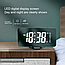 Настольные часы  будильник  электронные LED digital clock (USB, будильник, календарь, датчик температуры,, фото 3
