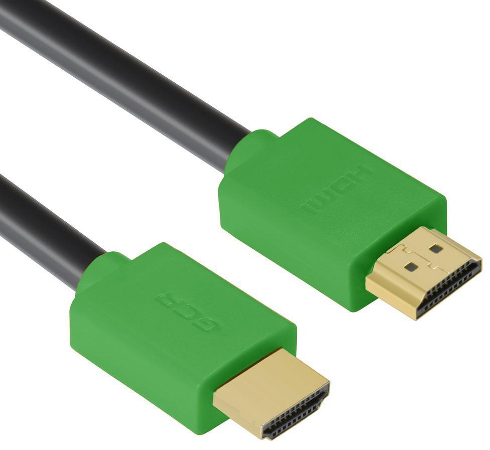Greenconnect Кабель 0.5m HDMI версия 2.0, HDR 4:2:2, Ultra HD, 4K 60 fps 60Hz/5K*30Hz, 3D, AUDIO, 18.0 Гбит/с, - фото 1 - id-p225287318