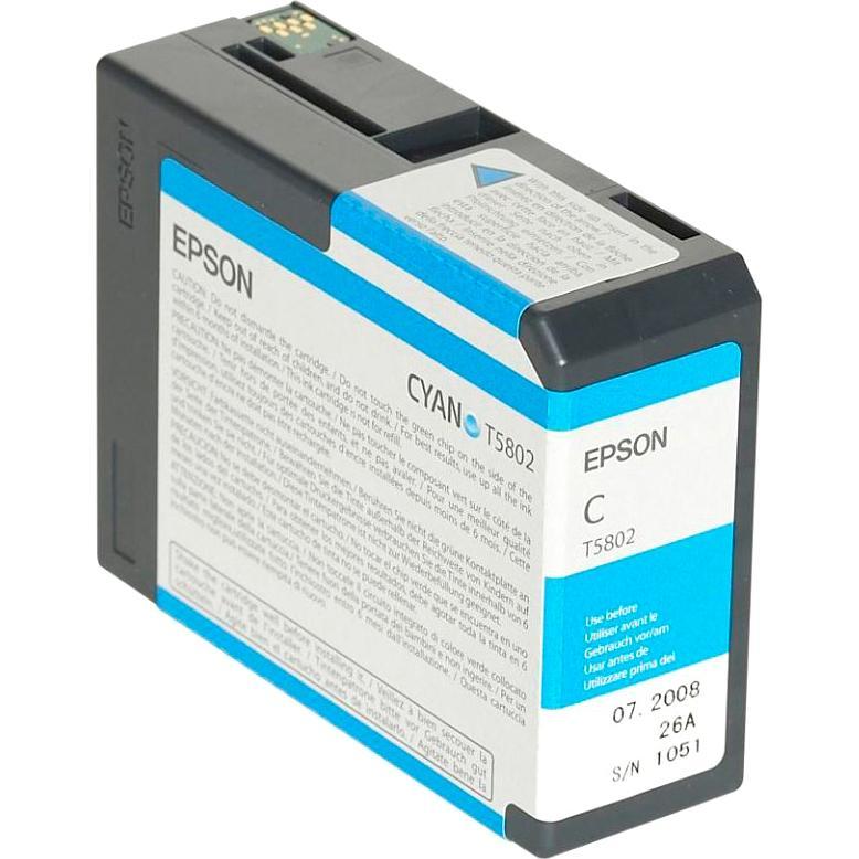 EPSON C13T580200 Картридж для Epson Stylus Pro 3880 голубой (Cyan) 80 мл.