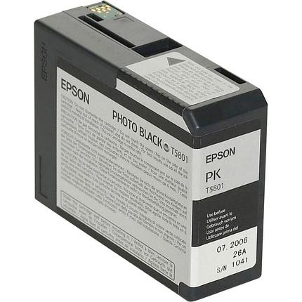 Картридж Epson C13T580100 Stylus Pro 3800 Ink Cartridge (80ml) Photo Black, фото 2