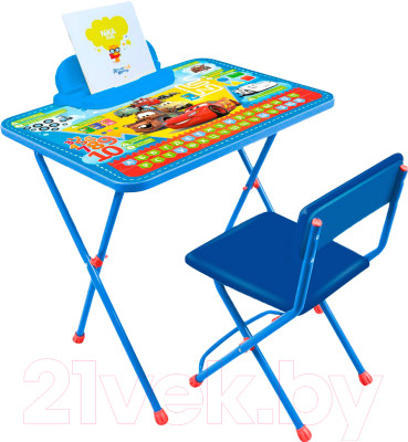 Комплект мебели с детским столом Ника Д1П/Т Disney 1. Тачки - фото 1 - id-p225308053