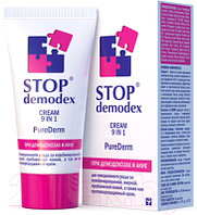 Маска для лица кремовая Stop Demodex При демодекозах и акне 9в1 PureDerm