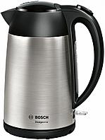 Чайник электрический Bosch TWK3P420 1.7л. 2400Вт черный (корпус: нержавеющая сталь)