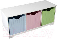 Система хранения KidKraft Storage Bench Pastel / 14565-KE