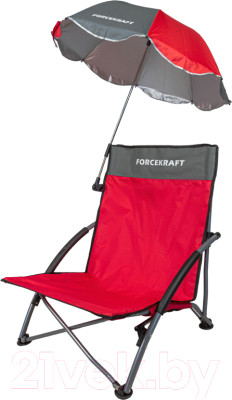 Кресло складное ForceKraft С зонтом садовым / FK-SP-137 Z - фото 1 - id-p225326544