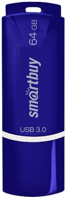 Usb flash накопитель SmartBuy Crown Blue 64GB (SB64GBCRW-Bl) - фото 1 - id-p225331483