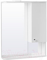 Шкаф с зеркалом для ванной СанитаМебель Камелия-11.60 Д2