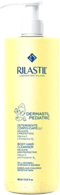 Шампунь-гель детский Rilastil Dermastil Pediatric деликатный очищающий защитный - фото 1 - id-p225339917