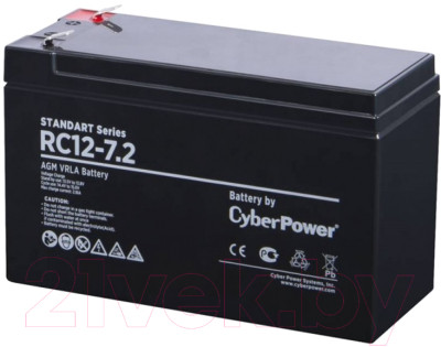 Батарея для ИБП CyberPower RС 12-7.2 (12V/7.2Ah) - фото 1 - id-p225342169