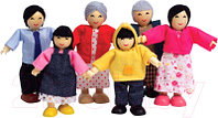 Набор кукол Hape Счастливая азиатская семья / E3502-HP