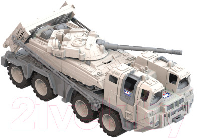 Танк игрушечный Нордпласт Военный тягач. Арктика с танком / 288 - фото 1 - id-p225346810