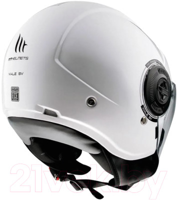 Мотошлем MT Helmets Viale SV Solid A0 - фото 3 - id-p225345933
