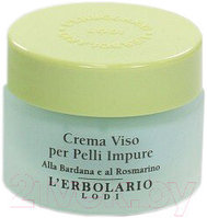 Крем для лица L'Erbolario Для жирной загрязненной кожи с репейником и розмарином