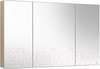 Шкаф с зеркалом для ванной Belux Стокгольм ВШ 120