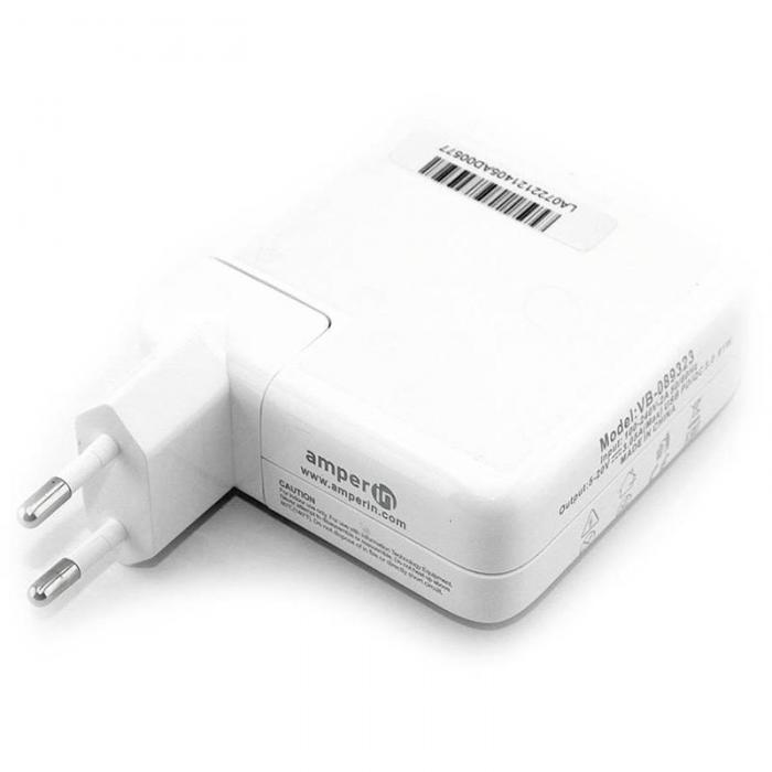 Аксессуар Блок питания Amperin AI-AP61C для APPLE A1718 61W USB Type-C 20.3V 3A 089323 - фото 1 - id-p225126580