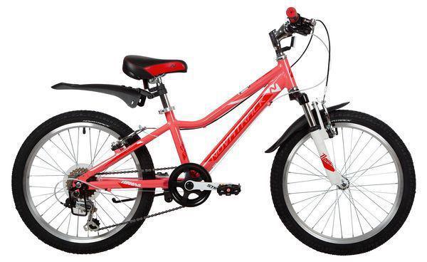 Подростковый горный велосипед со скоростями для девочки подростка NOVATRACK 20AH6V.NOVARA.CRL22 коралловый - фото 1 - id-p224956049