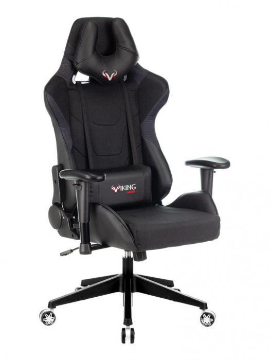 Компьютерное кресло Zombie Viking 4 Aero черное эргономичное игровое геймерское для компьютера геймера - фото 1 - id-p225129122