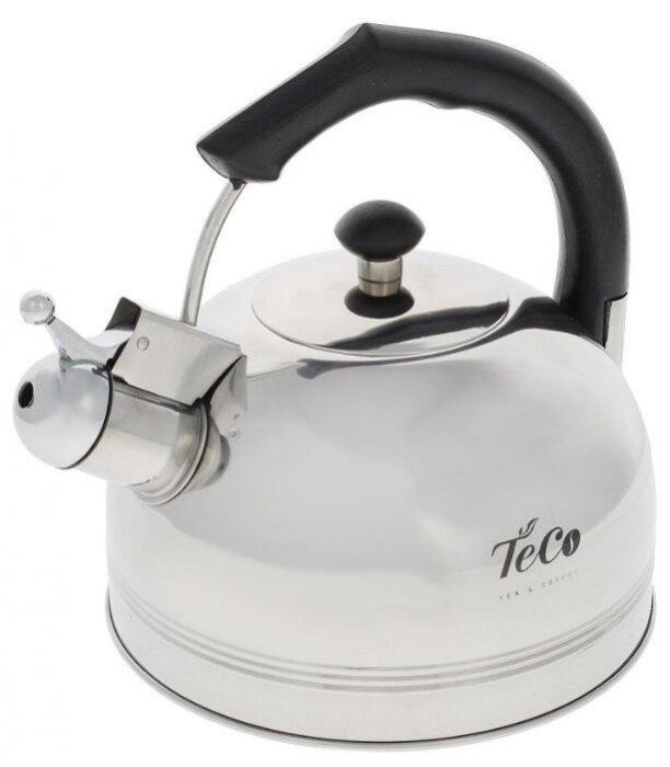 Чайник со свистком TECO TC-112 из нержавеющей стали 3 литра для газовой индукционной плиты - фото 3 - id-p224956163