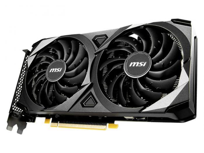 Видеокарта MSI RTX 3060 Ventus 2X 8G OC 1320Mhz PCI-E 4.0 8192Mb 15000Mhz 128 bit HDMI 3xDP - фото 1 - id-p225049592