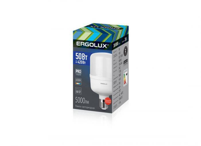 ERGOLUX (14329) LED-HW-50W-E40-6K серия PRO