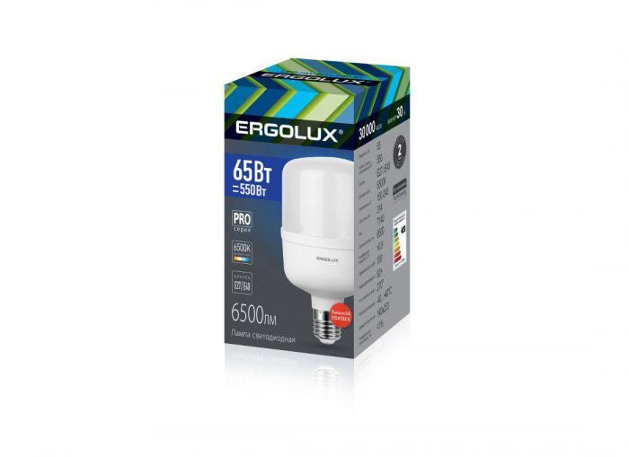 ERGOLUX LED-HW-65W-E40-6K серия PRO (Эл.лампа светодиодная 65Вт E27/E40 6500К 150-260В) - фото 1 - id-p225156536