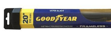 Бескаркасная щетка стеклоочистителя GOODYEAR GY000420 51см всесезонные автомобильные дворники