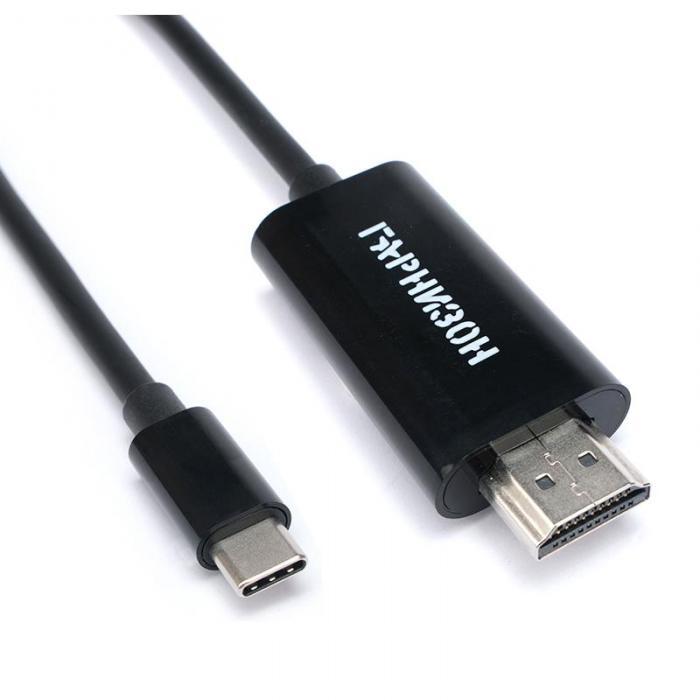 Аксессуар Гарнизон Type-C - HDMI v1.4 1.8m Black GCC-A-CM-HDMI-1.8M - фото 1 - id-p225217884