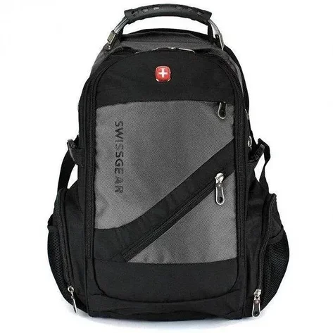 Рюкзак SwissGear 8810 c Usb + выход Aux + Дождевик (Серый), фото 2