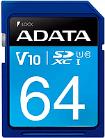 Карта памяти 64Gb A-DATA Premier (ASDX64GUICL10-R)