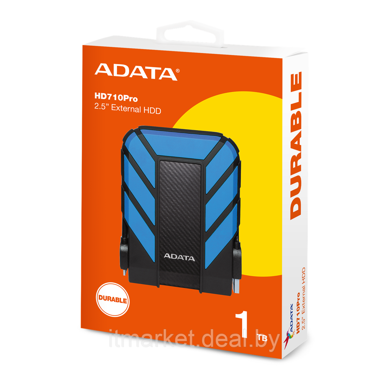 Внешний жесткий диск 1Tb A-Data DashDrive Durable HD710 Pro (AHD710P-1TU31-CBL) - фото 5 - id-p225352596